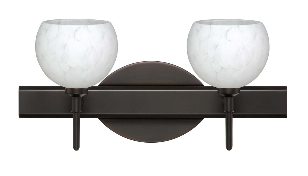 Besa Palla 2SW-565819-BR Bath Vanity Light 15 in. wide - Bronze