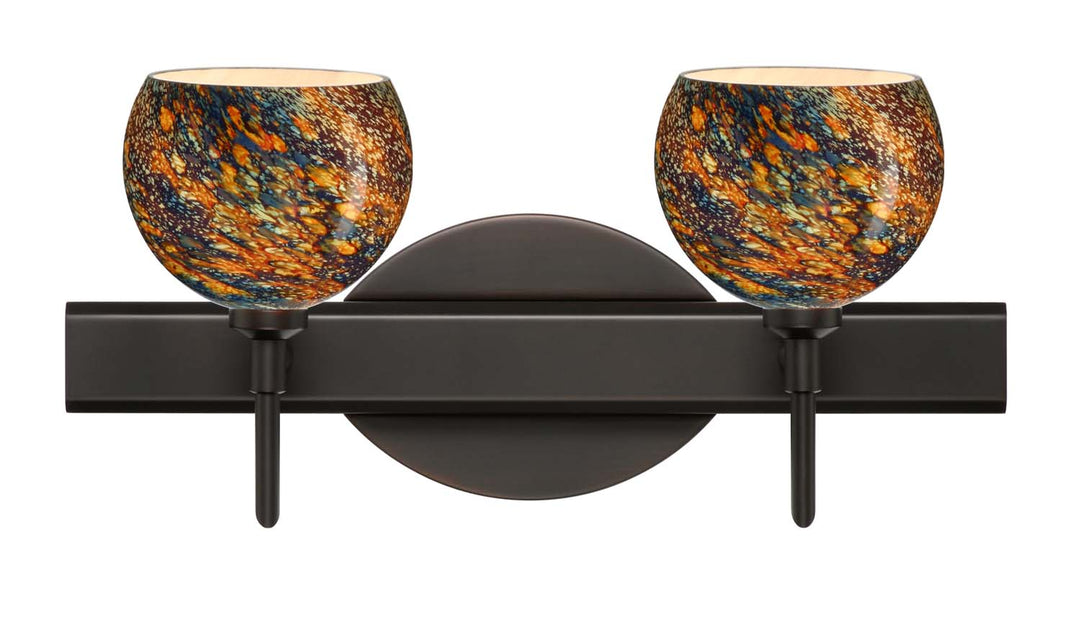 Besa Palla 2SW-5658CE-BR Bath Vanity Light 15 in. wide - Bronze