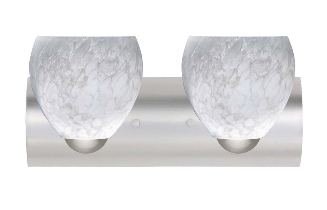 Besa Bolla 2WZ-412219-SN Bath Vanity Light 23 in. wide - Satin Nickel