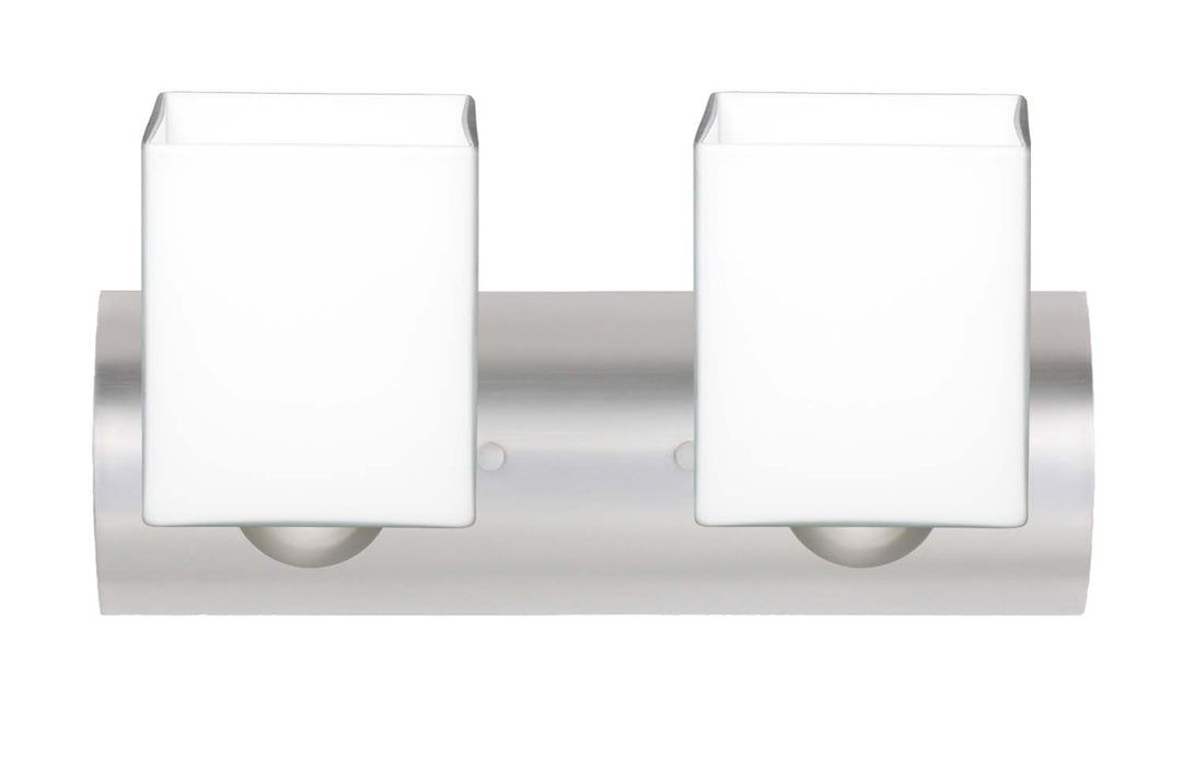 Besa Rise 2WZ-449807-SN Bath Vanity Light 15 in. wide - Satin Nickel