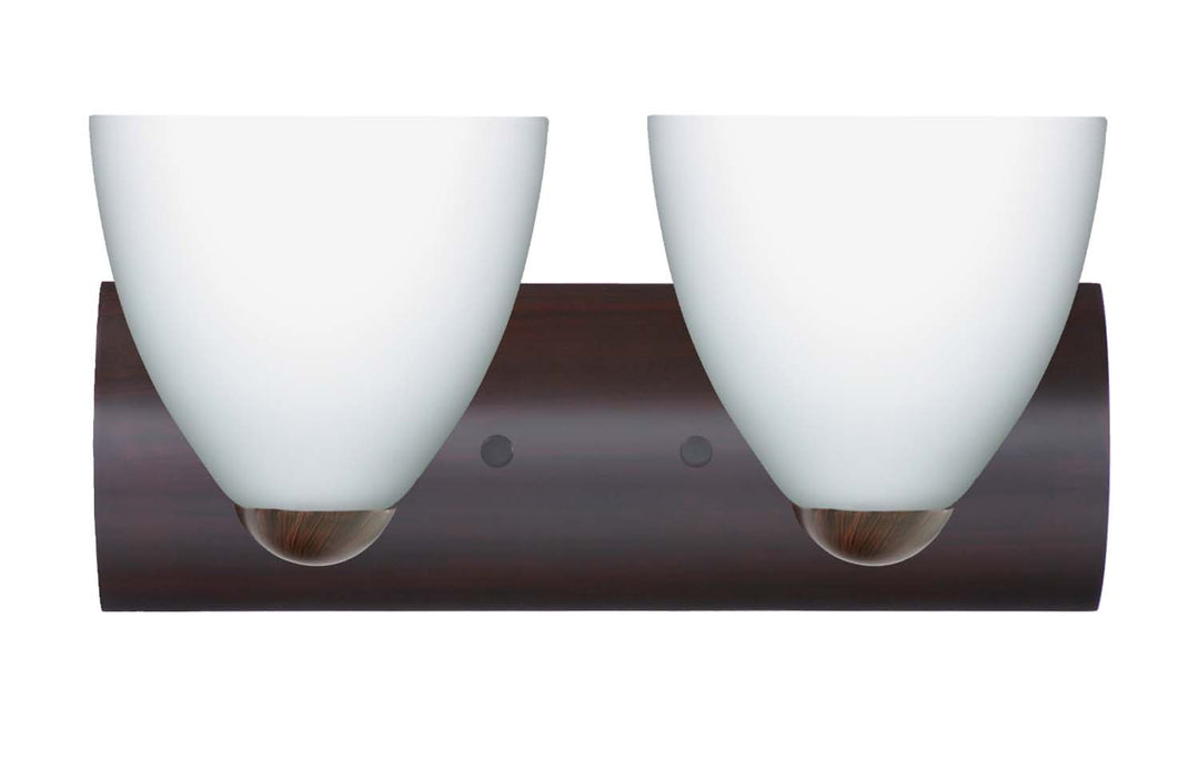 Besa Sasha 2WZ-757207-BR Bath Vanity Light 15 in. wide - Bronze