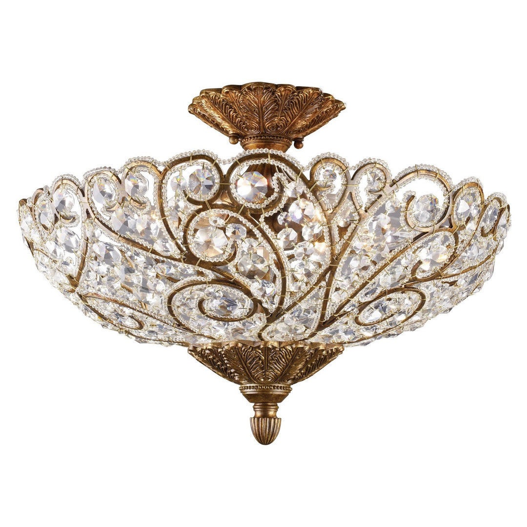 Elk Seneca 2402/6 Ceiling Light - Spanish Bronze