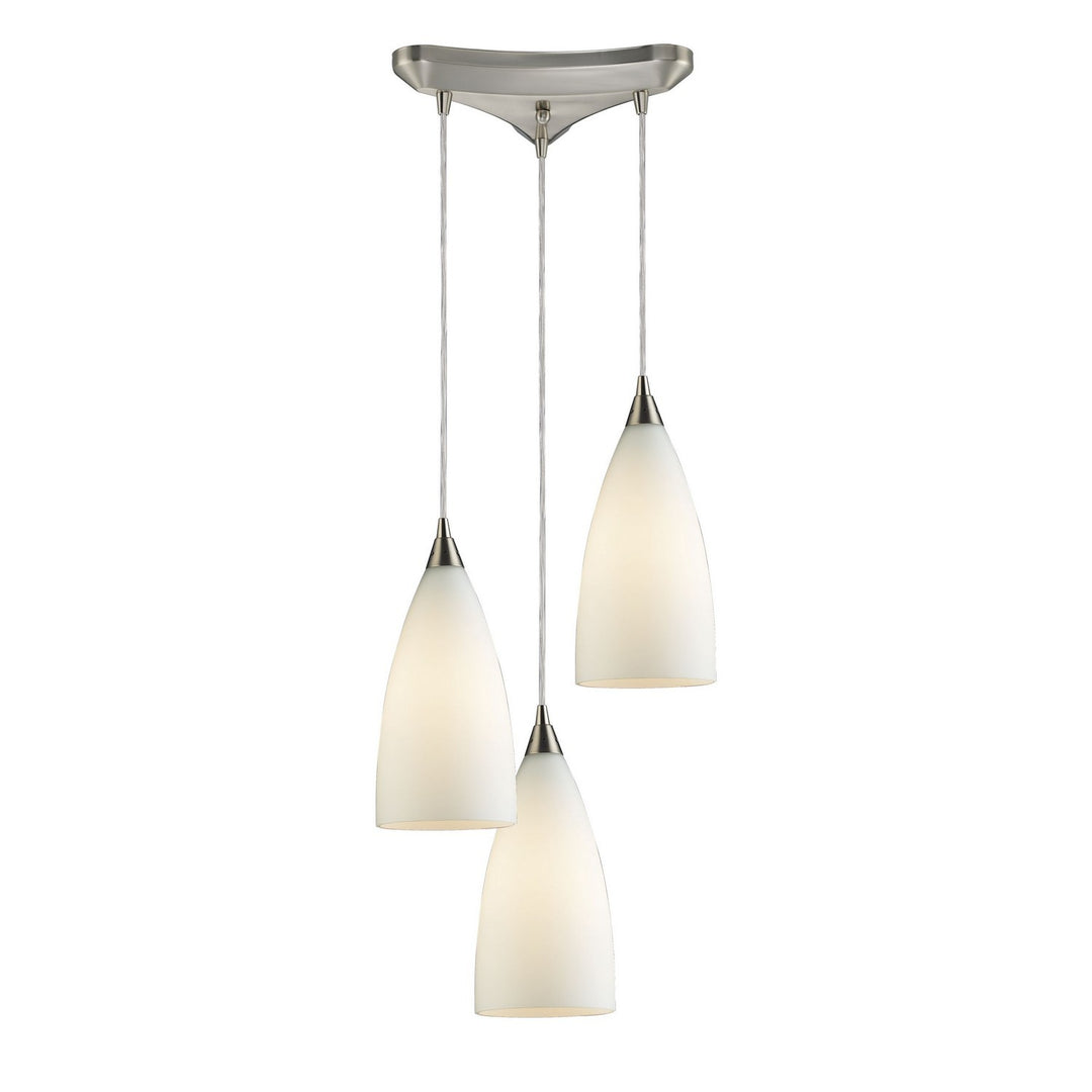 Elk Vesta 2580/3 Pendant Light - Satin Nickel