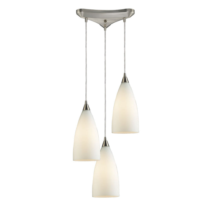 Elk Vesta 2580/3 Pendant Light - Satin Nickel