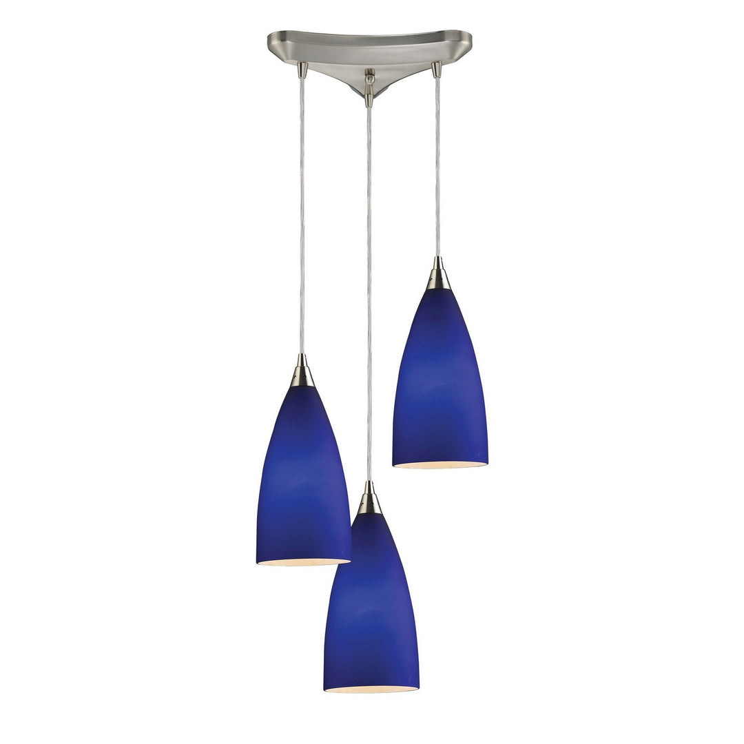 Elk Vesta 2581/3 Pendant Light - Satin Nickel