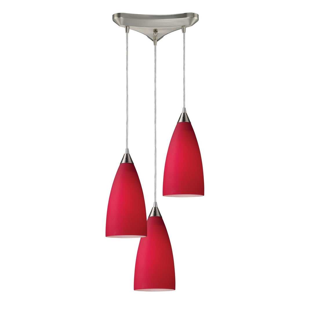 Elk Vesta 2583/3 Pendant Light - Satin Nickel