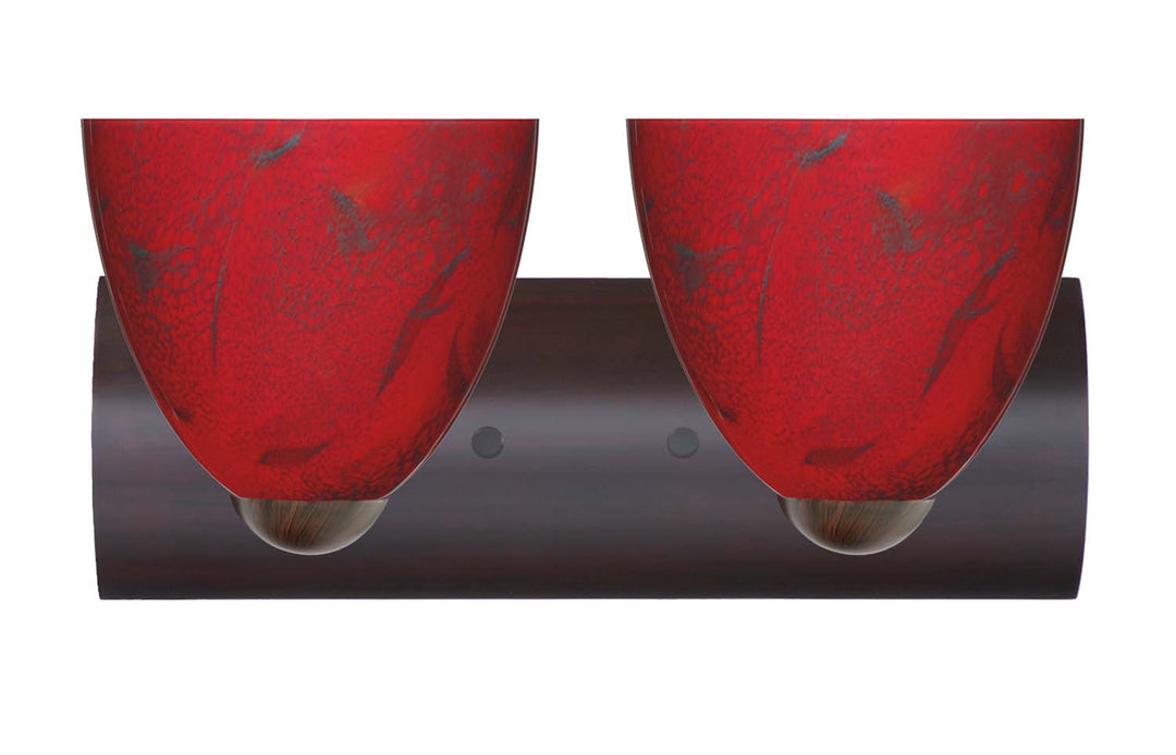 Besa Sasha 2WZ-7572MA-BR Bath Vanity Light 15 in. wide - Bronze