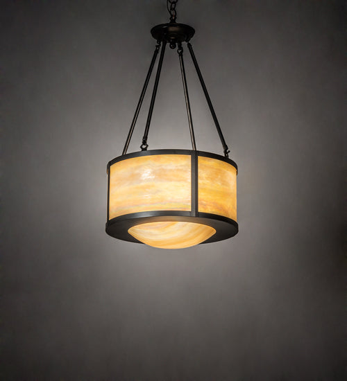 Meyda Tiffany Pomona 38739 Pendant Light - Craftsman Brown