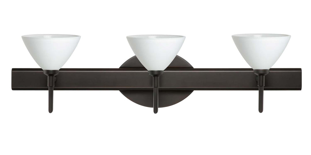 Besa Domi 3SW-174307-BR Bath Vanity Light 23 in. wide - Bronze
