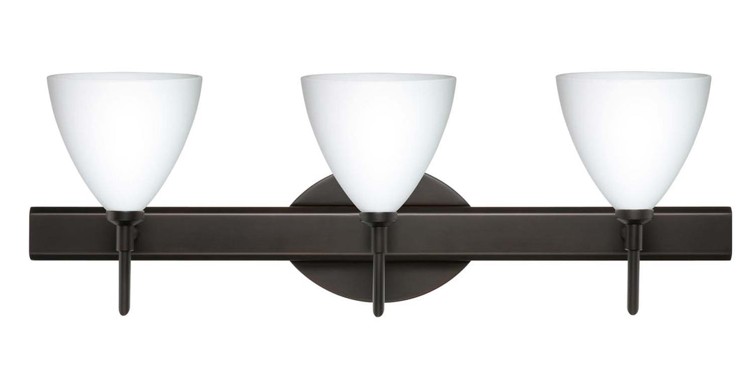 Besa Mia 3SW-177907-BR Bath Vanity Light 23 in. wide - Bronze