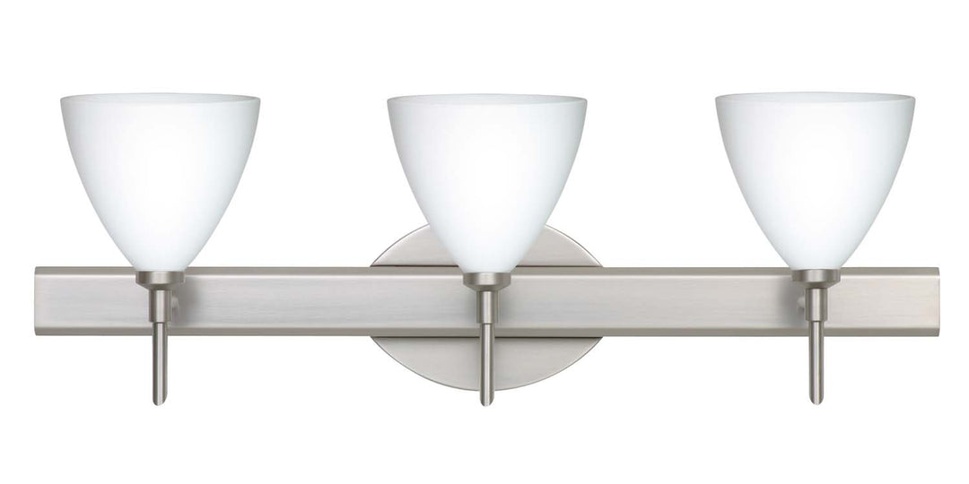 Besa Mia 3SW-177907-SN Bath Vanity Light 23 in. wide - Satin Nickel