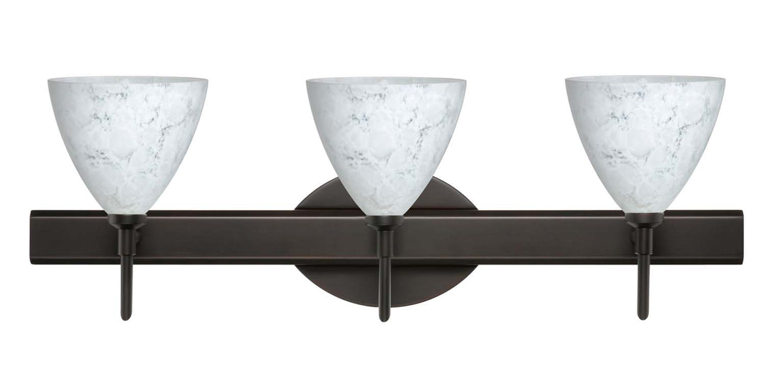 Besa Mia 3SW-177919-BR Bath Vanity Light 23 in. wide - Bronze