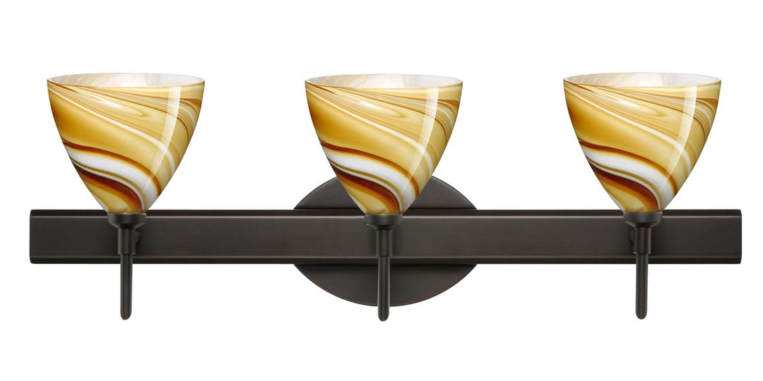 Besa Mia 3SW-1779HN-BR Bath Vanity Light 23 in. wide - Bronze