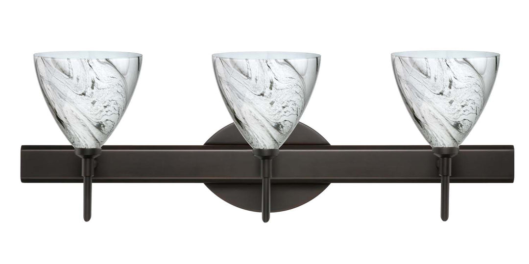 Besa Mia 3SW-1779MG-BR Bath Vanity Light 23 in. wide - Bronze