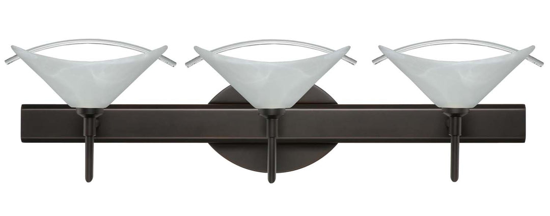 Besa Hoppi 3SW-181304-BR Bath Vanity Light 23 in. wide - Bronze