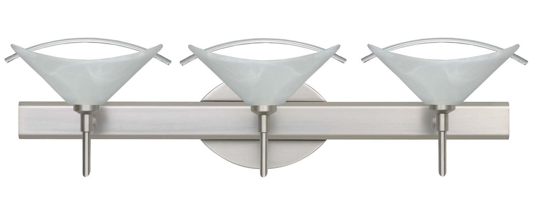 Besa Hoppi 3SW-181304-SN Bath Vanity Light 23 in. wide - Satin Nickel