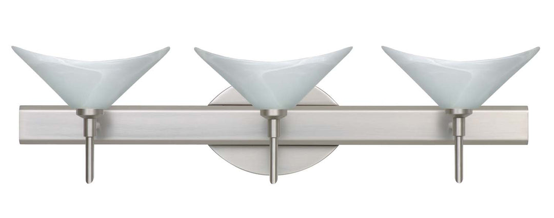 Besa Hoppi 3SW-191352-SN Bath Vanity Light 23 in. wide - Satin Nickel