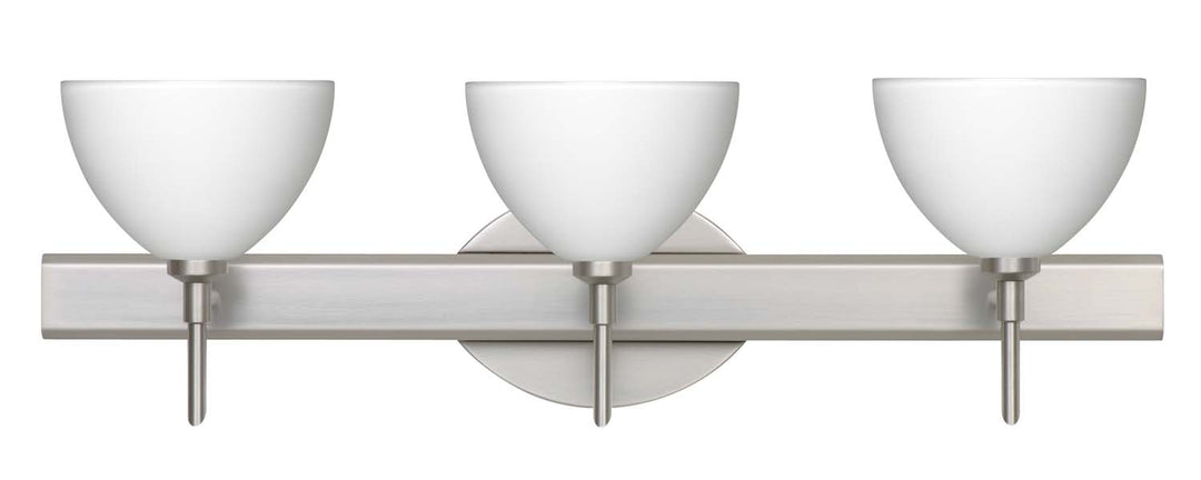 Besa Brella 3SW-467907-SN Bath Vanity Light 23 in. wide - Satin Nickel