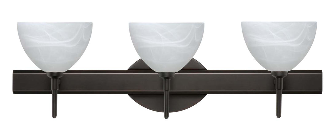 Besa Brella 3SW-467952-BR Bath Vanity Light 23 in. wide - Bronze