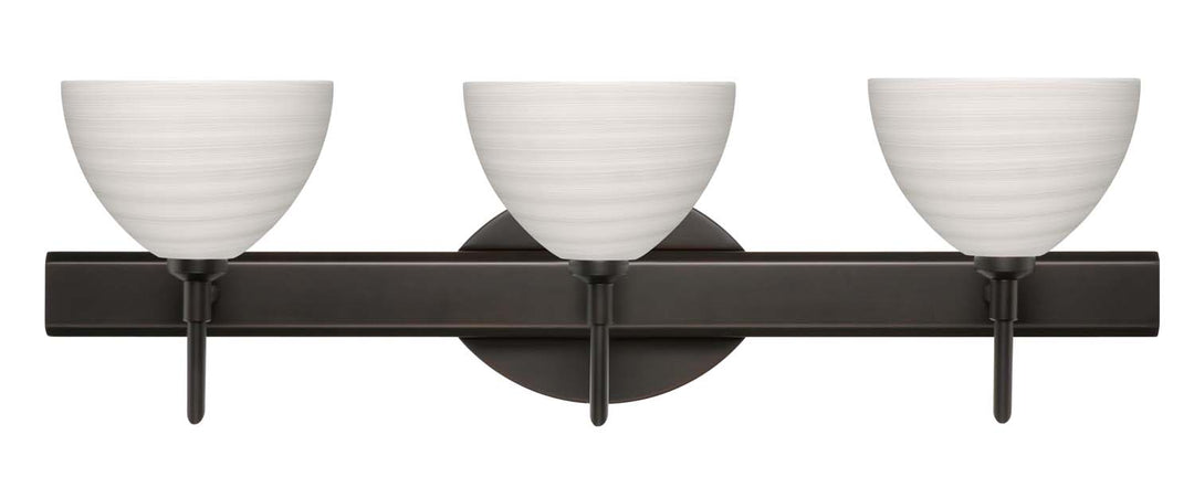 Besa Brella 3SW-4679KR-BR Bath Vanity Light 23 in. wide - Bronze