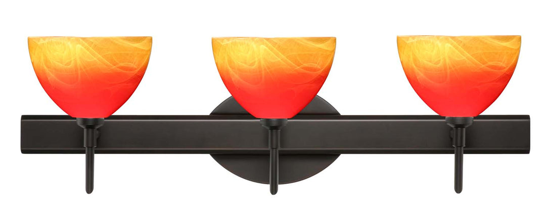 Besa Brella 3SW-4679SL-BR Bath Vanity Light 23 in. wide - Bronze