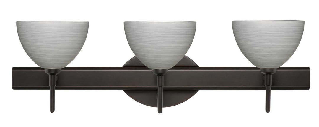 Besa Brella 3SW-4679TN-BR Bath Vanity Light 23 in. wide - Bronze