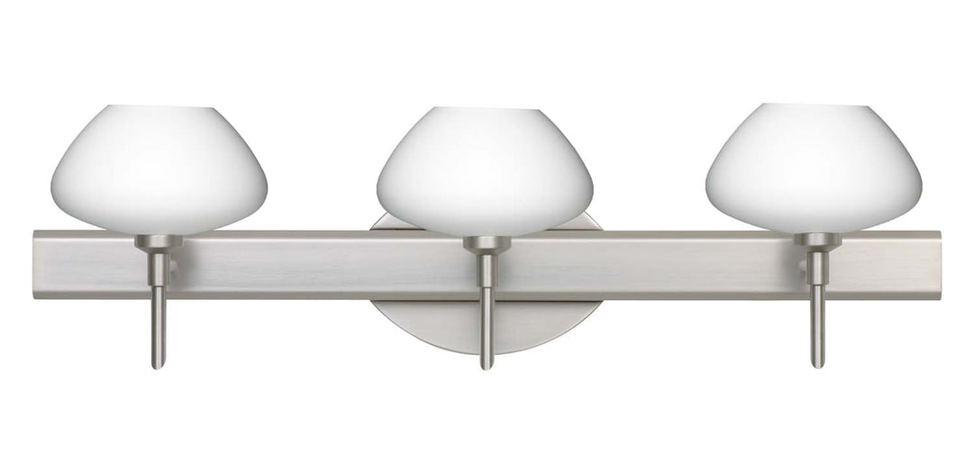 Besa Peri 3SW-541007-SN Bath Vanity Light 23 in. wide - Satin Nickel
