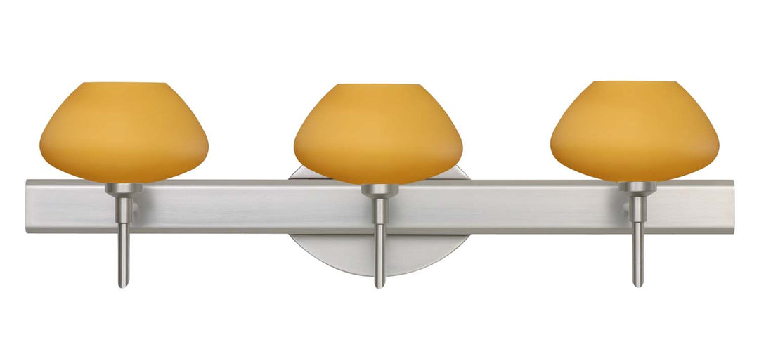 Besa Peri 3SW-541080-SN Bath Vanity Light 23 in. wide - Satin Nickel