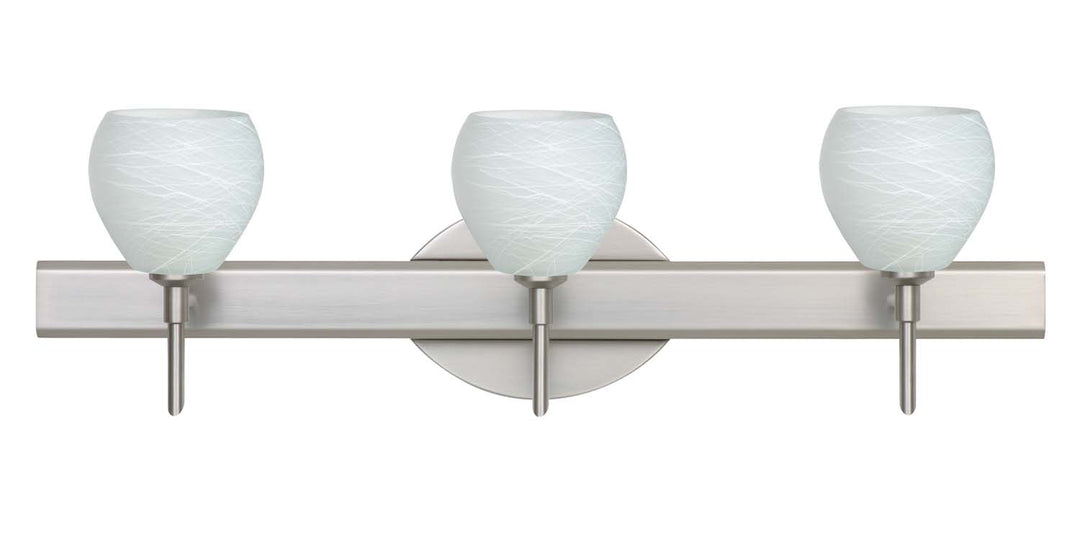Besa Tay Tay 3SW-560560-SN Bath Vanity Light 23 in. wide - Satin Nickel