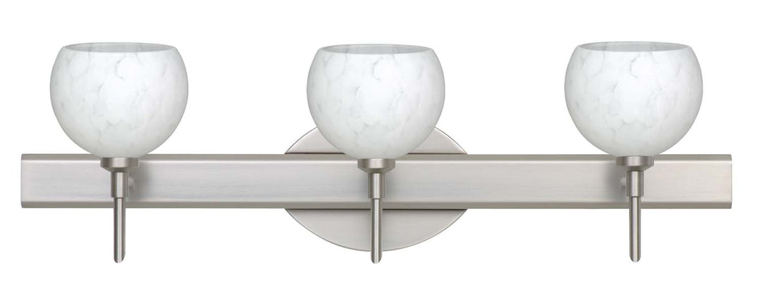 Besa Palla 3SW-565819-SN Bath Vanity Light 23 in. wide - Satin Nickel