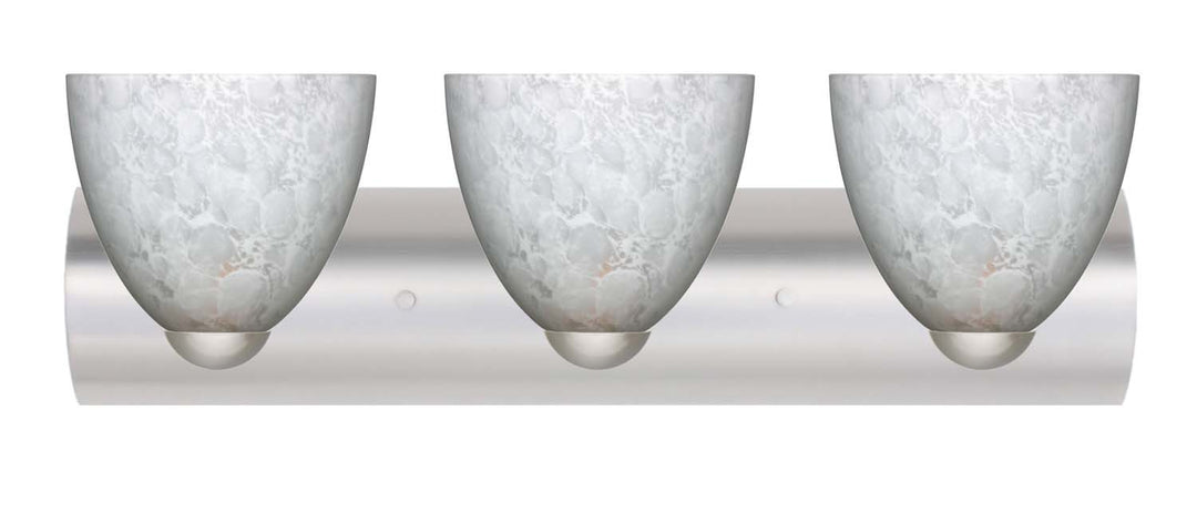 Besa Sasha 3WZ-757219-SN Bath Vanity Light 23 in. wide - Satin Nickel