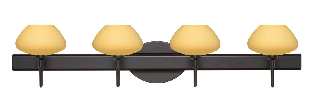 Besa Peri 4SW-5410VM-BR Bath Vanity Light 31 in. wide - Bronze