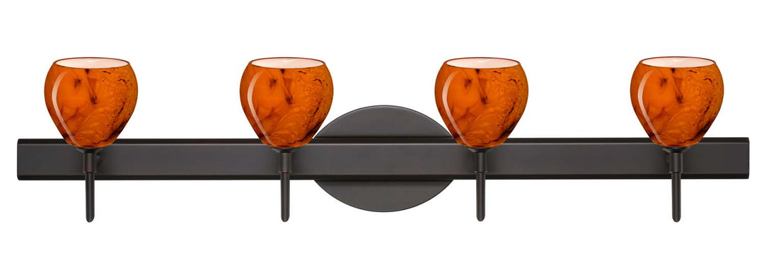Besa Tay Tay 4SW-5605HB-BR Bath Vanity Light 31 in. wide - Bronze
