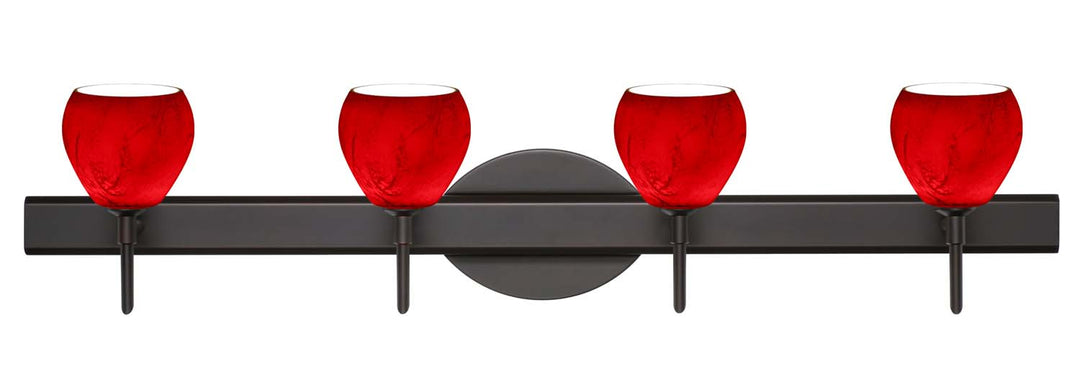 Besa Tay Tay 4SW-5605MA-BR Bath Vanity Light 31 in. wide - Bronze