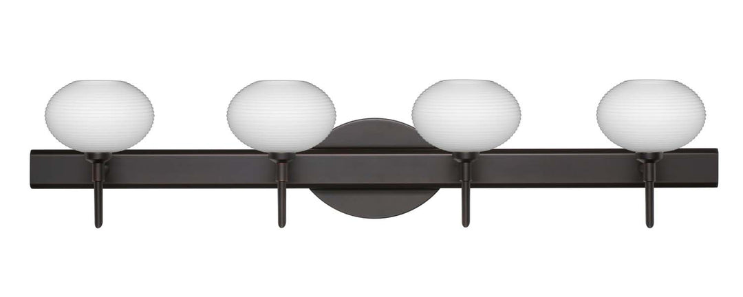 Besa Lasso 4SW-561207-BR Bath Vanity Light 31 in. wide - Bronze