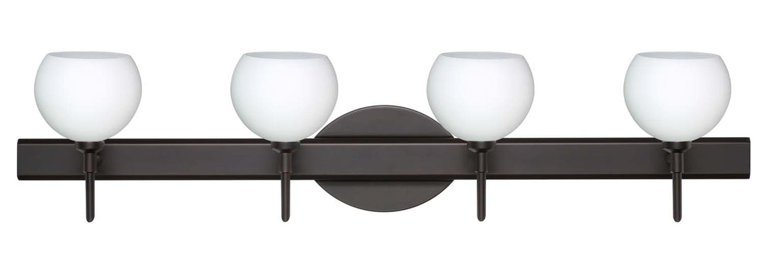 Besa Palla 4SW-565807-BR Bath Vanity Light 31 in. wide - Bronze