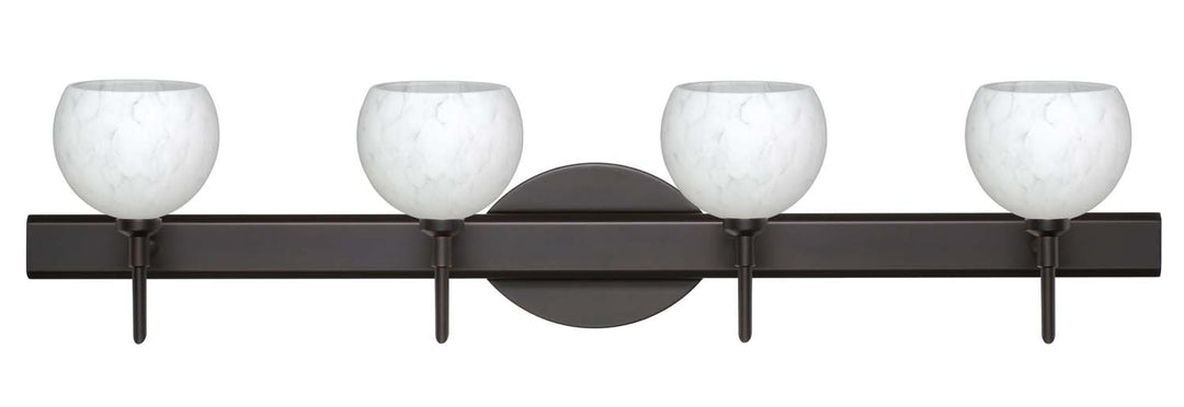 Besa Palla 4SW-565819-BR Bath Vanity Light 31 in. wide - Bronze