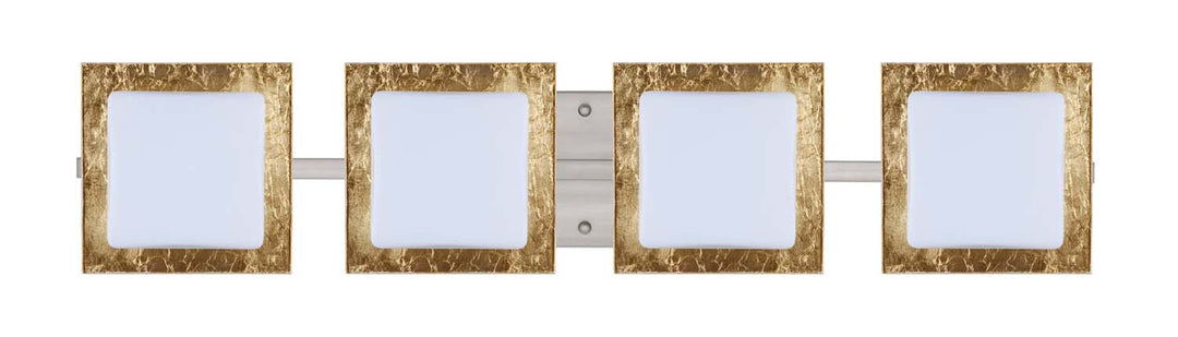 Besa Alex 4WS-7735GF-SN Bath Vanity Light 31 in. wide - Satin Nickel