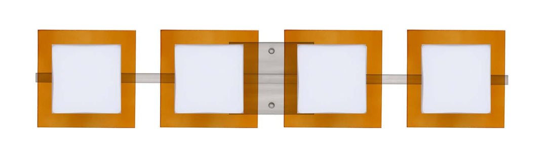 Besa Alex 4WS-7735TG-SN Bath Vanity Light 31 in. wide - Satin Nickel