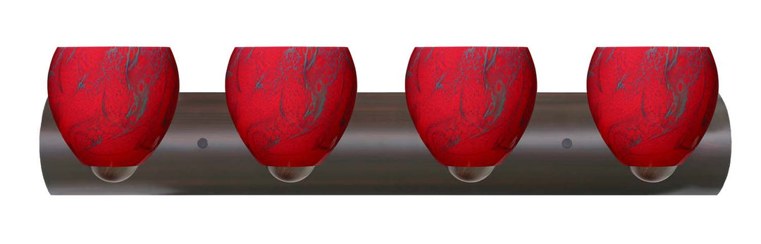 Besa Bolla 4WZ-4122MA-BR Bath Vanity Light 31 in. wide - Bronze