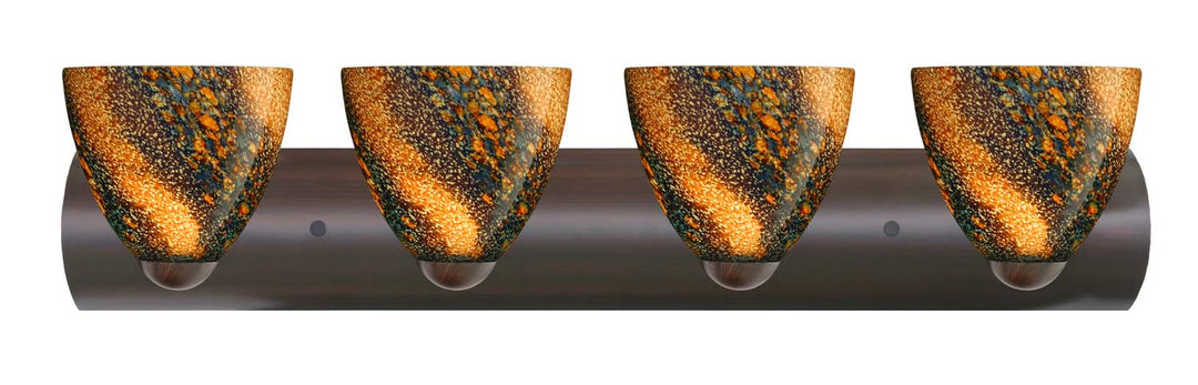 Besa Sasha 4WZ-7572CE-BR Bath Vanity Light 31 in. wide - Bronze