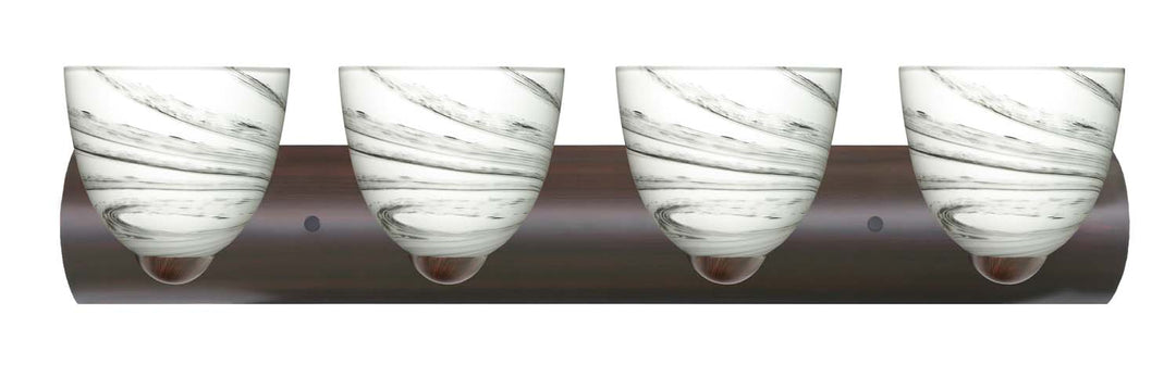 Besa Sasha 4WZ-7572MG-BR Bath Vanity Light 31 in. wide - Bronze