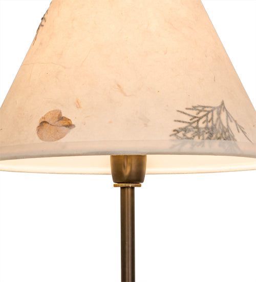 Meyda Tiffany Lighting 38855 Pressed Foliage One Light Accent Lamp Lamp Copper/Antique/Verde