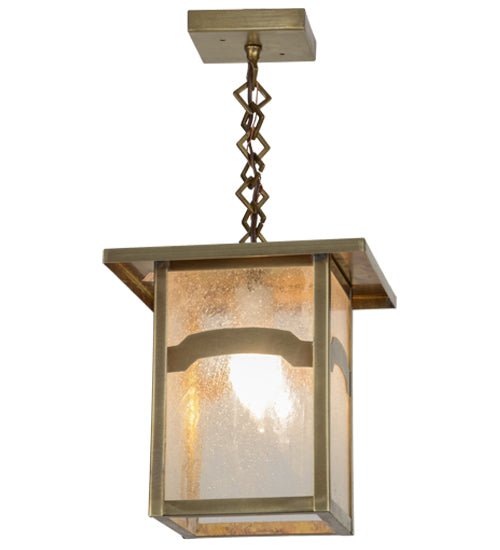 Meyda Tiffany Lighting 38990 Hyde Park One Light Pendant Outdoor Bronze / Dark