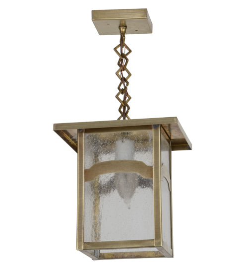 Meyda Tiffany Lighting 38990 Hyde Park One Light Pendant Outdoor Bronze / Dark