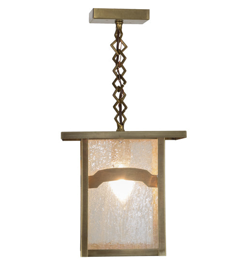 Meyda Tiffany Lighting 38990 Hyde Park One Light Pendant Outdoor Bronze / Dark