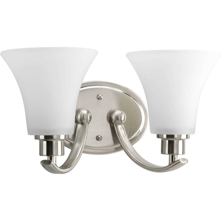 Progress Joy P2001-09 Bath Vanity Light 14 in. wide - Brushed Nickel