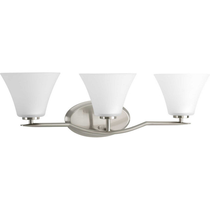 Progress Bravo P2006-09 Bath Vanity Light 27 in. wide - Brushed Nickel
