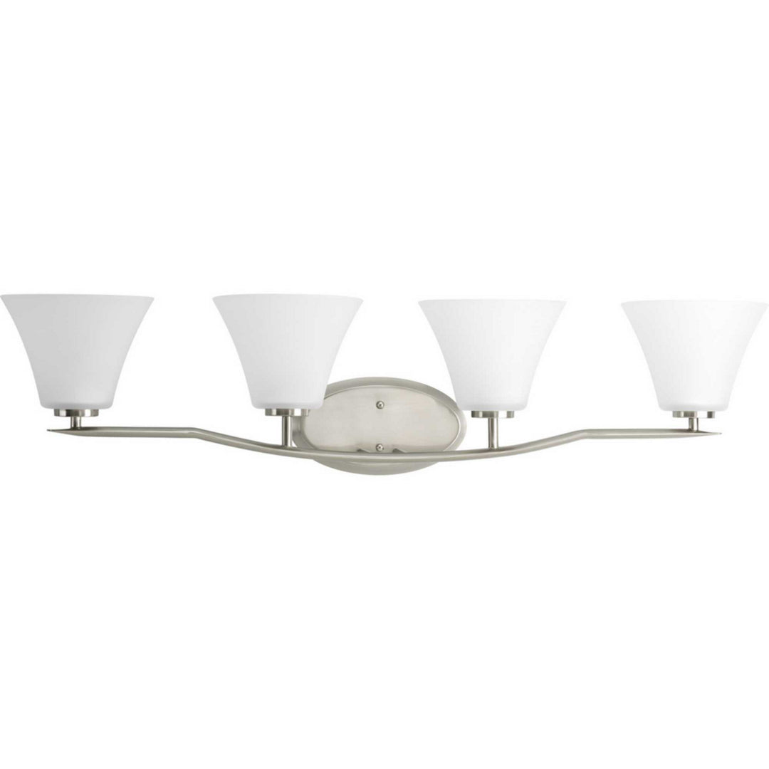 Progress Bravo P2007-09 Bath Vanity Light 38 in. wide - Brushed Nickel