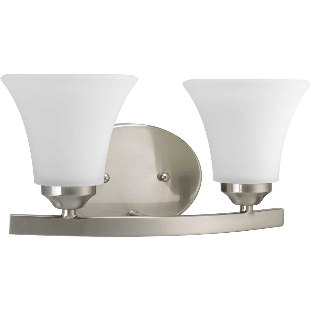 Progress Adorn P2009-09 Bath Vanity Light 14 in. wide - Brushed Nickel